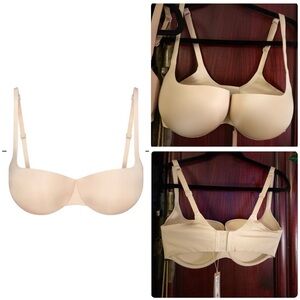SKIMS Ultimate Push-Up Balconette Bra in Color Sand   34DDD - NWT